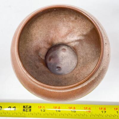 VINTAGE FRANKOMA POTTERY 22S FOOTED PLANTER BOWL