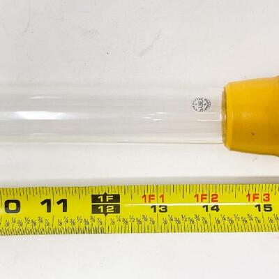 VINTAGE FOLEY GLASS BASTER W/ ORIGINAL TUBE