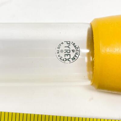 VINTAGE FOLEY GLASS BASTER W/ ORIGINAL TUBE
