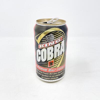 KING COBRA PREMIUM MALT LIQUOR 12 OZ BEER CAN