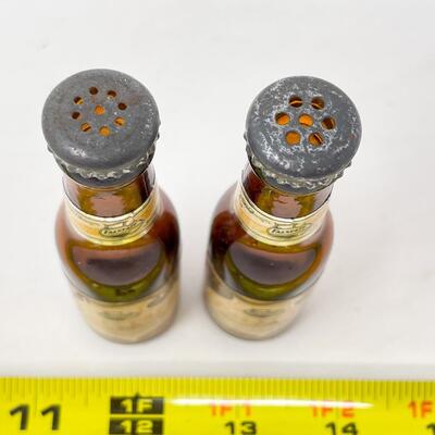 FALSTAFF BEER BOTTLE SALT & PEPPER SHAKERS #1