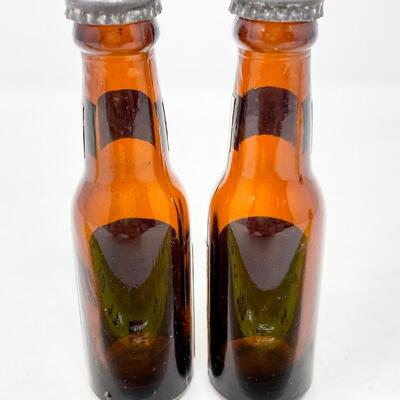 FALSTAFF BEER BOTTLE SALT & PEPPER SHAKERS #1