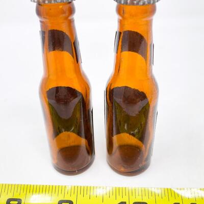 FALSTAFF BEER BOTTLE SALT & PEPPER SHAKERS #2