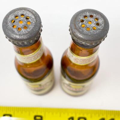 FALSTAFF BEER BOTTLE SALT & PEPPER SHAKERS #2