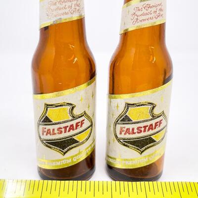 FALSTAFF BEER BOTTLE SALT & PEPPER SHAKERS #2