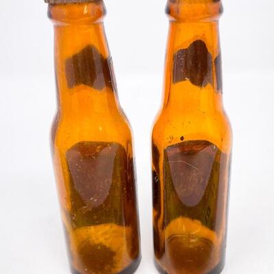 GOETZ COUNTRY CLUB BEER BOTTLE SALT & PEPPER SHAKERS