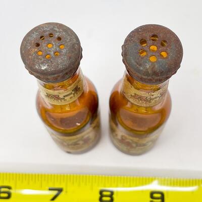 A-1 PILSNER BEER BOTTLE SALT & PEPPER SHAKERS