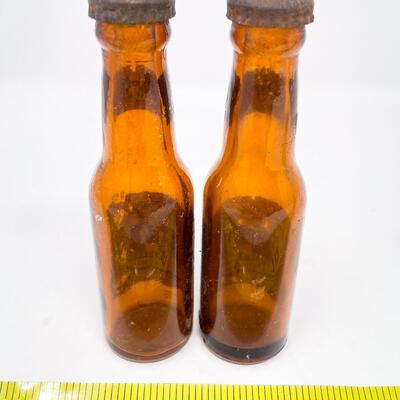A-1 PILSNER BEER BOTTLE SALT & PEPPER SHAKERS