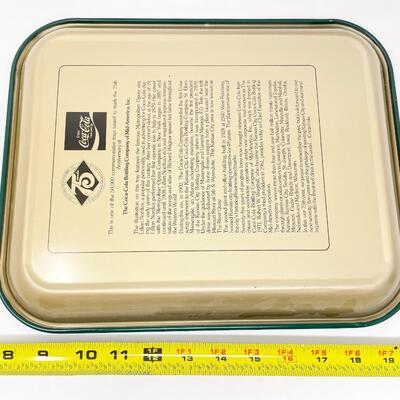 1977 COCA-COLA 75TH ANNIVERSARY METAL TRAY