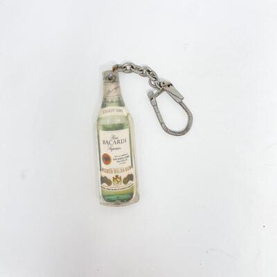 BACARDI RUM BOTTLE KEYCHAIN