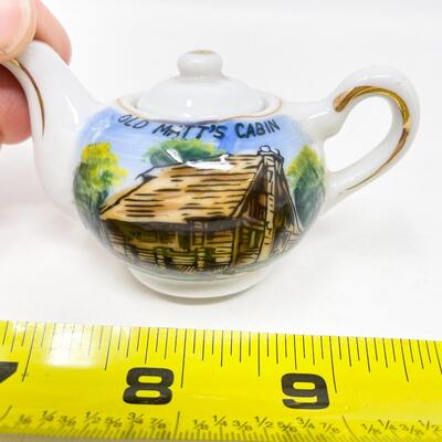 â€œOLD MATTâ€™S CABINâ€ BRANSON MISSOURI MINI TEAPOT