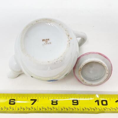 MINI JAPAN FLORAL TEAPOT/CREAMER