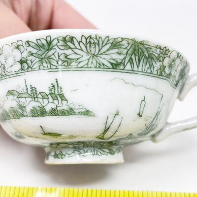 MINI GREEN ASIAN-STYLE TEACUP