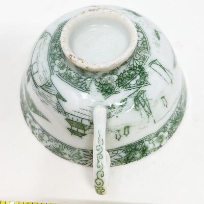 MINI GREEN ASIAN-STYLE TEACUP
