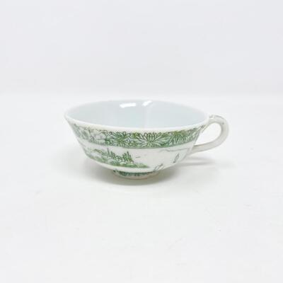 MINI GREEN ASIAN-STYLE TEACUP
