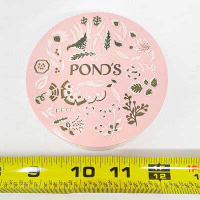 VINTAGE PONDS PINK FACE POWDER CONTAINER
