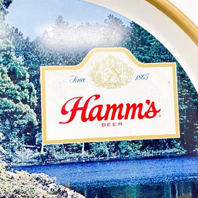 12â€ HAMMâ€™S BEER METAL TRAY