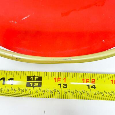 12â€ HAMMâ€™S BEER METAL TRAY - RED