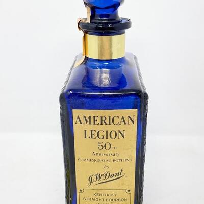 1969 AMERICAN LEGION 50TH ANNIVERSARY WHISKEY BOTTLE - 4/5 QUART
