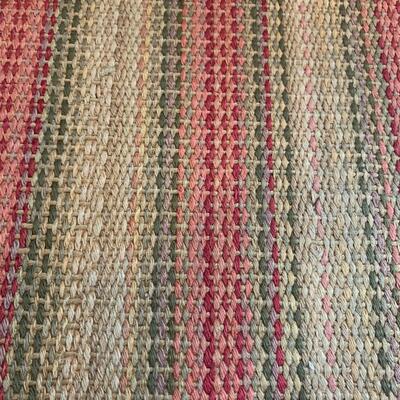 H. T. Cushman Coat Rack w/ Umbrella Stand & Woven Floor Mat (DR-HS)