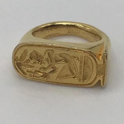 Vintage MMA King Tut Egyptian Style 1976 Makers Mark and Stamped |  EstateSales.org