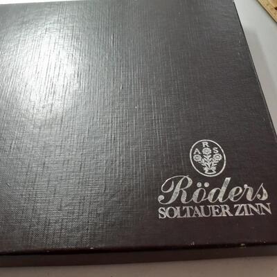 Roders decorative pewter plate