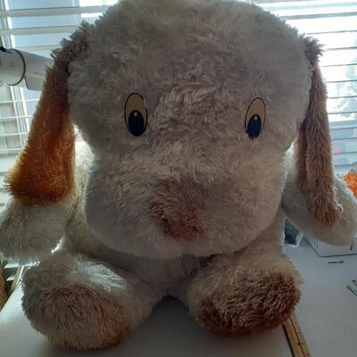 Giant stuffed dog approx 22in tall