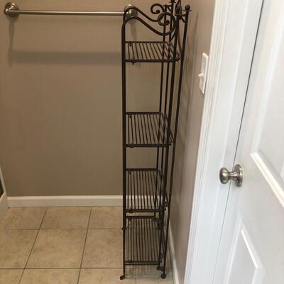 Four Shelf Metal Folding Rack (B-KM)