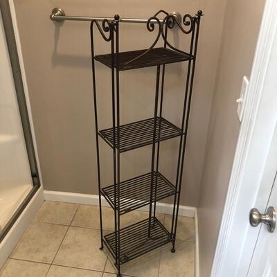 Four Shelf Metal Folding Rack (B-KM)