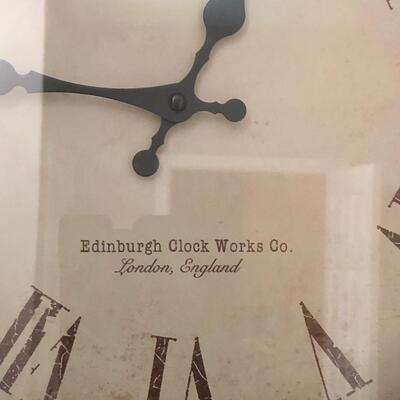 Edinburgh Clock Works Co.  Wall Clock (B-KM)