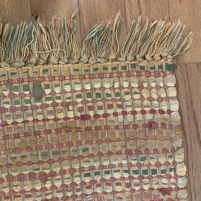 Faux Palm Tree w/ Woven Rug (DR-HS)