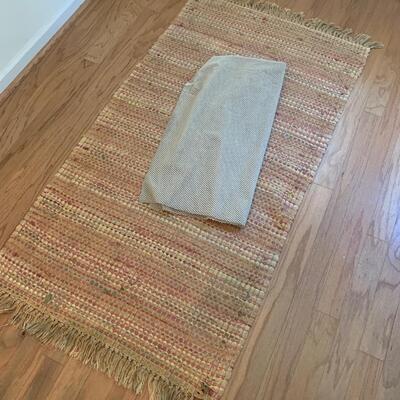 Faux Palm Tree w/ Woven Rug (DR-HS)