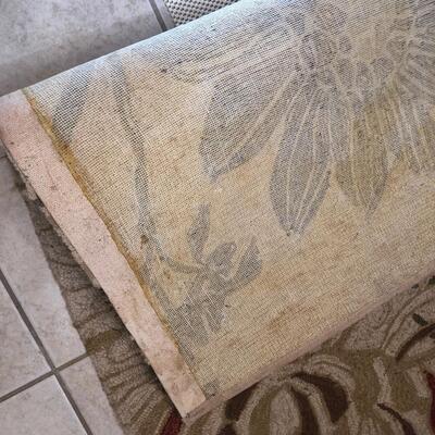 Metal & Suede Seat Barstool & Pier Imports  Rug (MBB-KM)