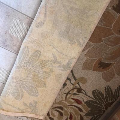 Metal & Suede Seat Barstool & Pier Imports  Rug (MBB-KM)