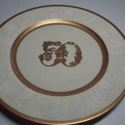 Mikasa 50th anniv.decorative plate