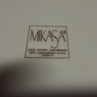 Mikasa 50th anniv.decorative plate