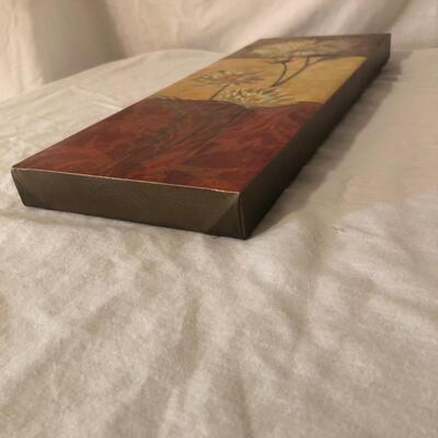 Floral Art & Metal Grape Wall Basket (LR-KM)