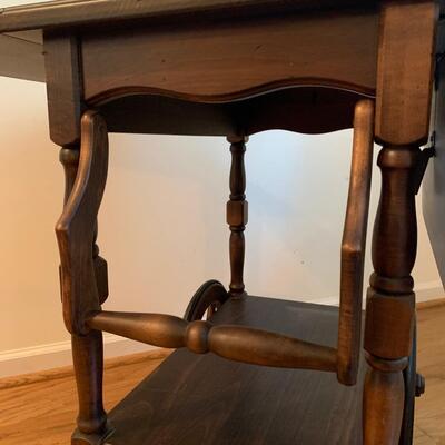 Wooden Drop Leaf Tea Cart (DR-HS)