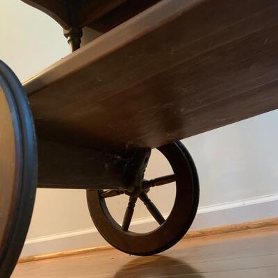 Wooden Drop Leaf Tea Cart (DR-HS)