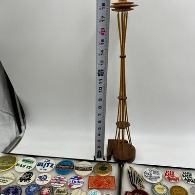 Lot of Vintage Seattle Washington Antique Early 1900s Buttons Collectibles and Worlds Fair Memorabilia