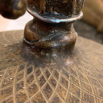 Unique Lidded Glass Lamp and Golden Wall Shelf (DR-HS)