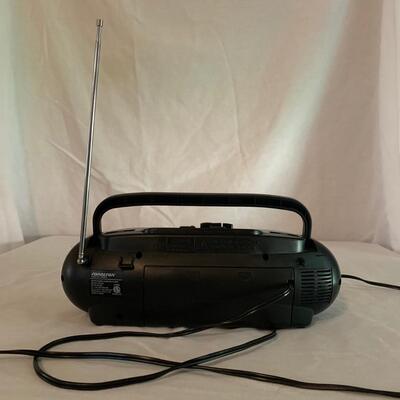 Two Radios: General Electric Superadio & Soundesign AM-FM Radio/Stereo Cassette Player (LR-HS)