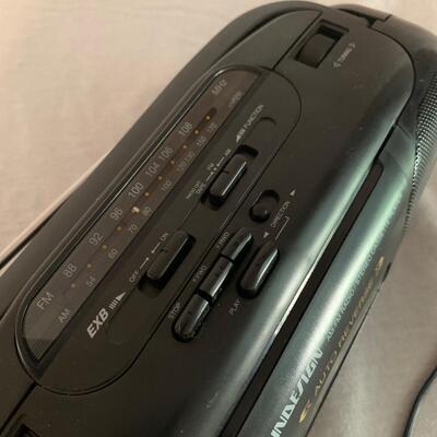 Two Radios: General Electric Superadio & Soundesign AM-FM Radio/Stereo Cassette Player (LR-HS)