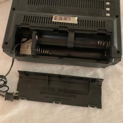 Two Radios: General Electric Superadio & Soundesign AM-FM Radio/Stereo Cassette Player (LR-HS)