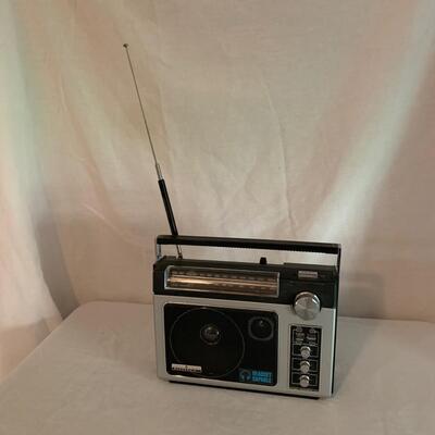 Two Radios: General Electric Superadio & Soundesign AM-FM Radio/Stereo Cassette Player (LR-HS)