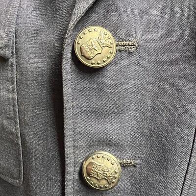 Authentic United States Air Force USAF Military Uniform Shirt Jacket Pants Buttons and Pins