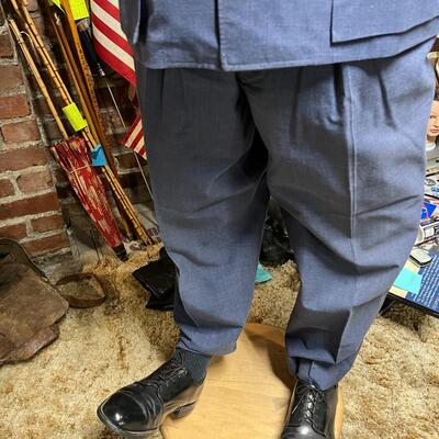 Authentic United States Air Force USAF Military Uniform Shirt Jacket Pants Buttons and Pins