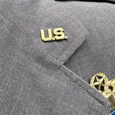 Authentic United States Air Force USAF Military Uniform Shirt Jacket Pants Buttons and Pins