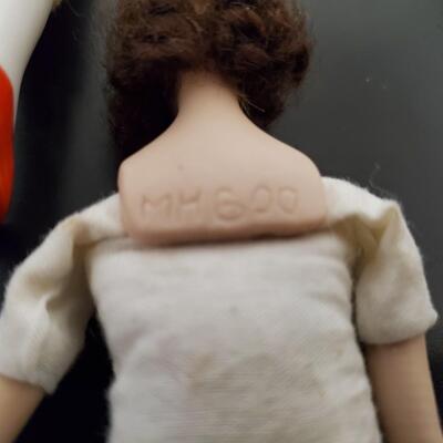 Bisque and Cloth Vintage Dolls