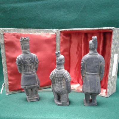 Terra Cotta Warriors of China - 3 piece boxed set